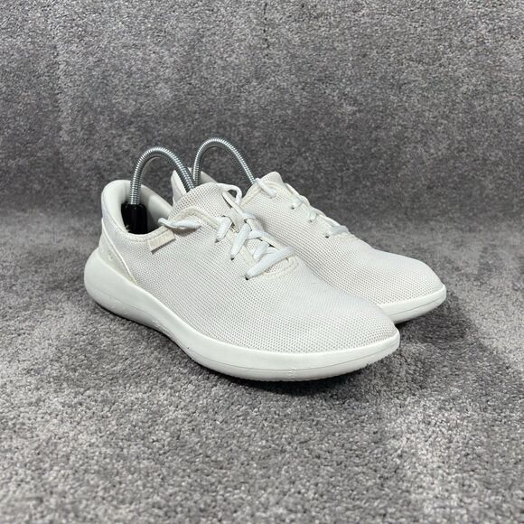 Kizik Madrid Eco-Knit Womens Size 8 White Hands Free Slip On Athletic Shoes Used - Picture 2 of 10